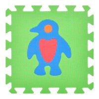 Дитячий килимок Мозаїка "Тварини" M 0376-1 10 деталей EVA 30х30 см