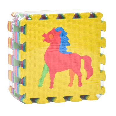 Дитячий килимок Мозаїка "Тварини" M 0376-1 10 деталей EVA 30х30 см