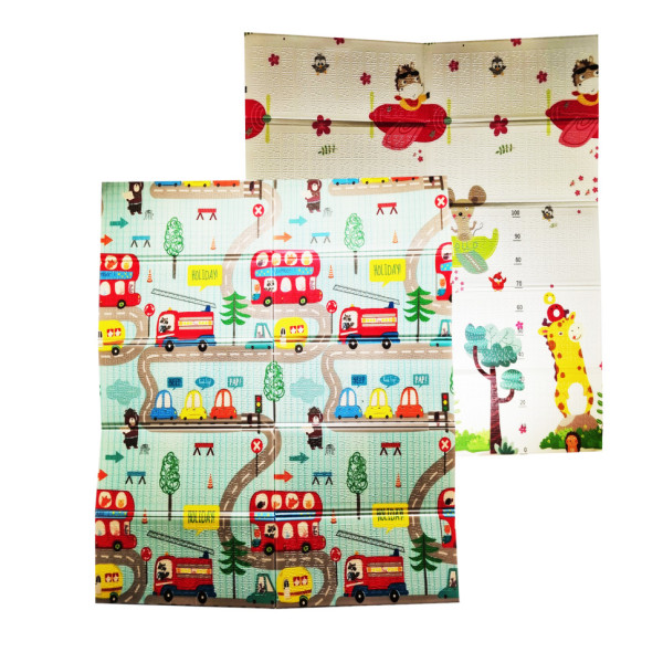 Термокилимок двосторонній Транспорт K6601-1 120х180 см