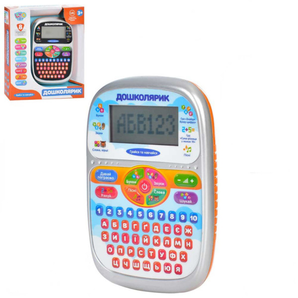 Планшет навчальний Limo Toy SK 0023 цифримузичний Укр Білий