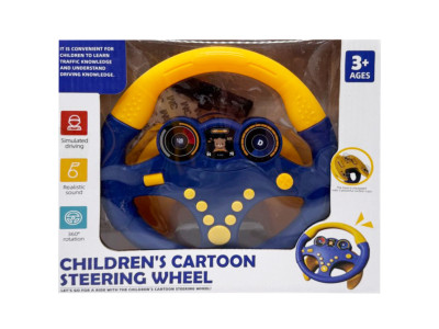 Дитячий ігровий Автотренажер ME-166(Blue) звуки машини