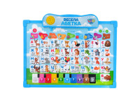 Інтерактивна дошка Весела Абетка SK 0020(Blue) 2 в 1 для малювання українська мова