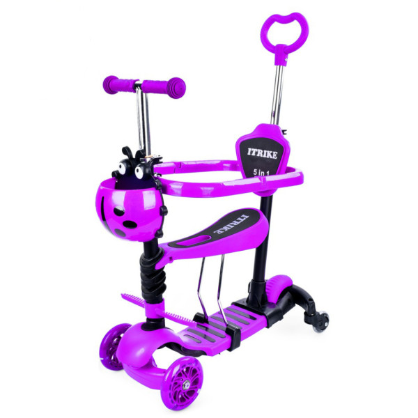 Самокат дитячий 3-х колісний 5 в 1 JR3-101-V до 25 кг