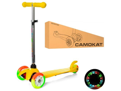 Самокат дитячий MINI iTrike BB3-013-4-A-Y триколісний