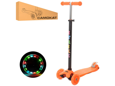 Самокат дитячий MAXI iTrike JR3-003-OR триколісний