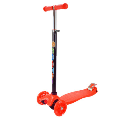 Самокат дитячий 3-х колісний Scooter Maxi SC2401(Orange) колеса що світяться, помаранчевий