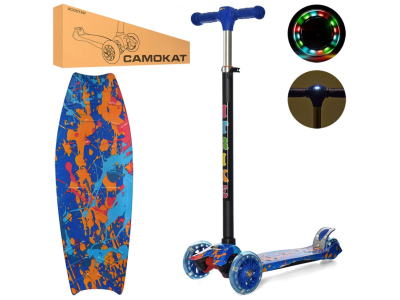 Самокат дитячий MAXI iTrike JR 3-055-L-WP3 триколісний