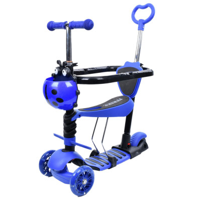 Самокат дитячий 3-х колісний 5 в 1 JR3-050-BL до 25 кг