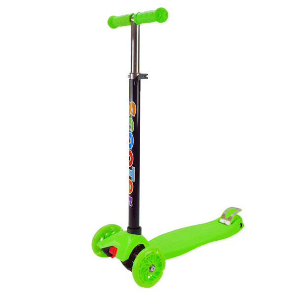 Самокат дитячий 3-х колісний Scooter Maxi SC2401(Green) колеса що світяться зелений Самокат дитячий 3-х колісний Scooter Maxi SC2401(Green) колеса що світяться зелений