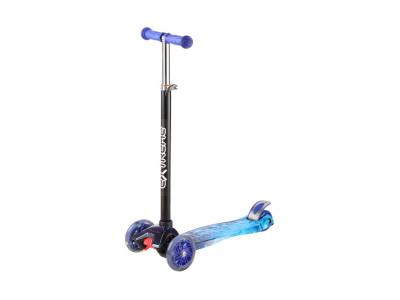 Самокат дитячий 3-х колісний SC25103(Dark-Blue) колеса зі світлом Самокат дитячий 3-х колісний SC25103(Dark-Blue) колеса зі світлом