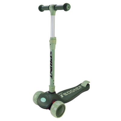 Самокат дитячий 3-х колісний Mini Scooter SC2420(Green) колеса що світяться, зелений