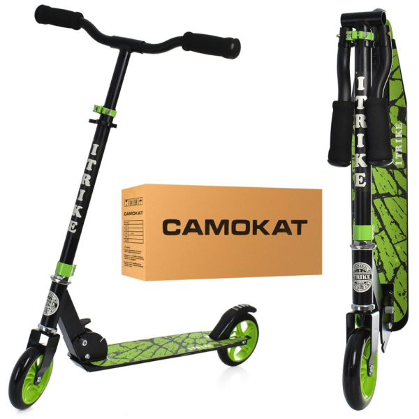 Самокат дитячий iTrike SR2-039-8-GR складний Самокат дитячий iTrike SR2-039-8-GR складний