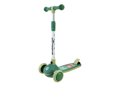 Дитячий самокат триколісний SC817(Green) з музикою та світлом