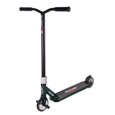 Самокат трюковий 2-х колісний TR21008 (RL7T) Extreme Motion PULSE PU 120 мм. Зелений