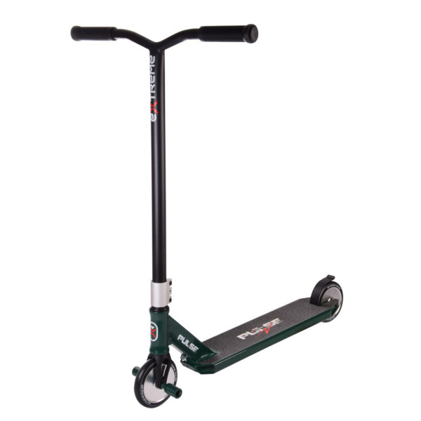 Самокат трюковий 2-х колісний TR21008 (RL7T) Extreme Motion PULSE PU 120 мм. Зелений