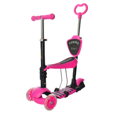 Самокат JR 3-026-K(Pink) MAXI 5 в1