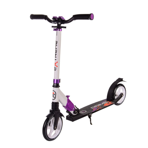 Самокат міський 2-х колісний SC21015 (RL7T) Extreme Motion PRIME PU180 мм алюмінієвий Фіолетовий Самокат міський 2-х колісний SC21015 (RL7T) Extreme Motion PRIME PU180 мм алюмінієвий Фіолетовий