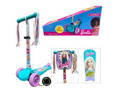 Самокат дитячий 3-х колісний LS2119 (RL7T) Barbie