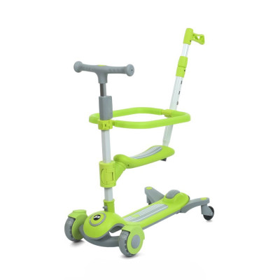 Самокат дитячий триколісний 3 в 1 JR3-127-GR колеса зі світлом