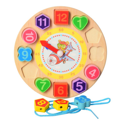 Рамка вкладиш Годинник Limo Toy MD 1270 зі шнурівкою 18 см Тигр