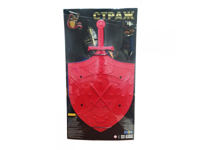 Набір "Страж" 21233 Щит 1 меч Red