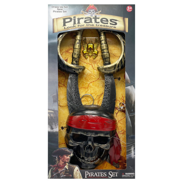 Дитячий ігровий набір "Pirates Ser" 8897А-134 маска зброя Дитячий ігровий набір "Pirates Ser" 8897А-134 маска зброя