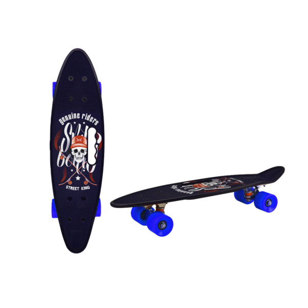 Пенні борд 24" Bambi SC20514 PU колеса з ручкою Синій Пенні борд 24" Bambi SC20514 PU колеса з ручкою Синій