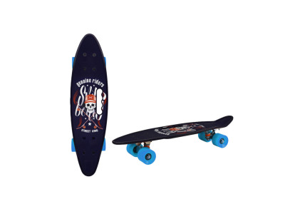 Пенні борд 24" Bambi SC20514 PU колеса з ручкою Блакитний Пенні борд 24" Bambi SC20514 PU колеса з ручкою Блакитний