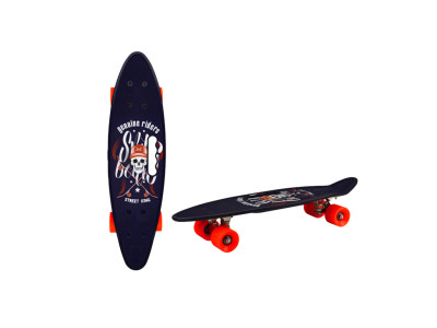 Пенні борд 24" Bambi SC20514 PU колеса з ручкою Червоний