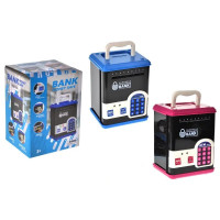 Дитяча скарбничка-сейф WF-3015H(Blue) музика світло пароль імітація відбитка Дитяча скарбничка-сейф WF-3015H(Blue) музика світло пароль імітація відбитка