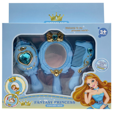 Аксесуари для дівчат "Fantasy Princess" C8824 дзеркало розчіска Синій