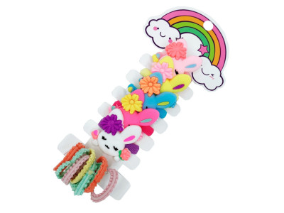 Набір дитячих гумок для волосся "Зайчики" 0105-039