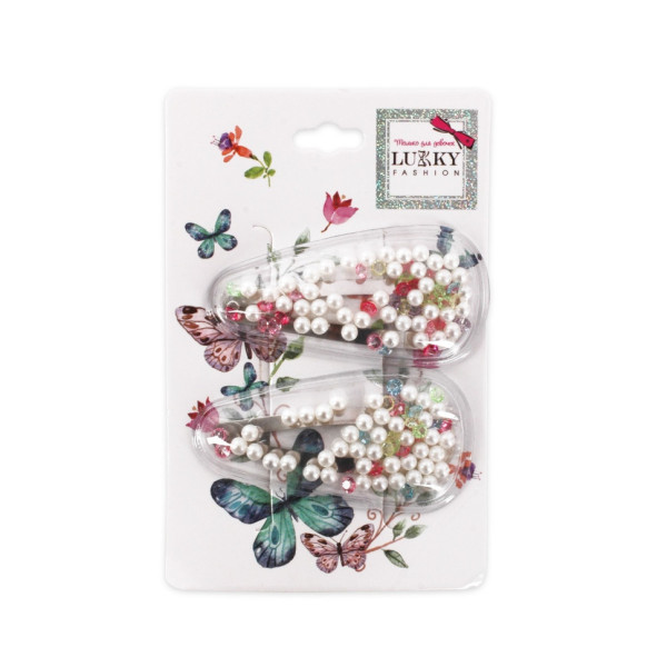 Затискач дитячий для волосся T18431 2 штуки