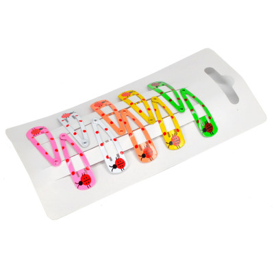 Затискач дитячий для волосся Букашки 0109-114 10 шт