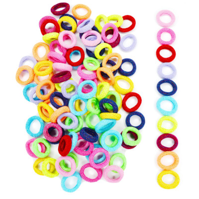 Набір резинок для волосся "Люрекс" 0307-970-1 різнокольорові 100 штук