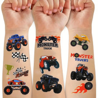 Набір дитячих тимчасових тату «Колеса-монстри» set-10-kids-tatto-cars