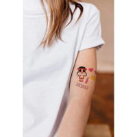Набір дитячих тимчасових татуювань "Ляльки" L-65