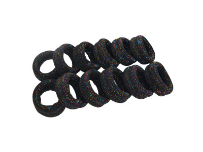 Дитяча резинка для волосся 0307-973-2 чорна 6 штук