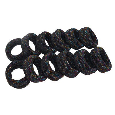 Дитяча резинка для волосся 0307-973-2 чорна 6 штук