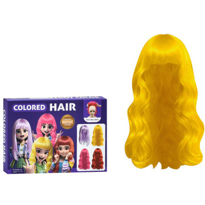 Дитячий набір аксесуарів "Colored Hair" C2009 перука 34 см гребінець Дитячий набір аксесуарів "Colored Hair" C2009 перука 34 см гребінець