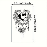 Набір дитячих тимчасових татуювань "Чорні міні №4" black-tattoo-mini-set-4-H