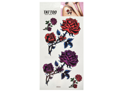 Тимчасове татуювання "Троянди Tattoo" 1020-HM340