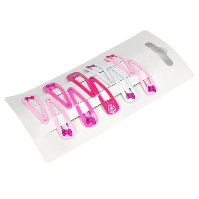 Затискач дитячий для волосся міні Бантики 0109-113 10 шт