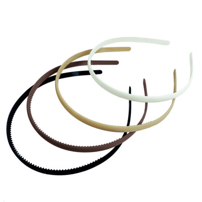 Обідок для волосся 0203-785 матовий вузький 12 штук Обідок для волосся 0203-785 матовий вузький 12 штук