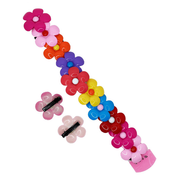 Дитячий затискач для волосся "Квітка" 0102-308 12 шт