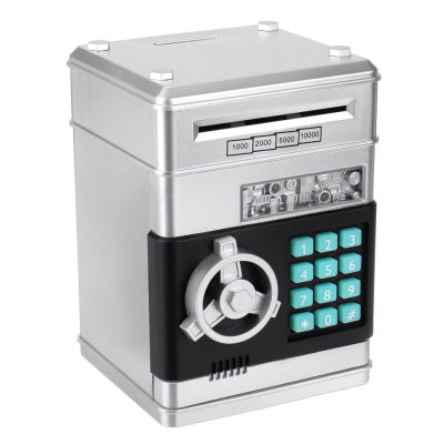 Дитяча скарбничка-сейф MK 4523 з кодом Срібний