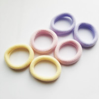 Набір резинок для волосся 0108-426 6 штук в комплекті пастельні