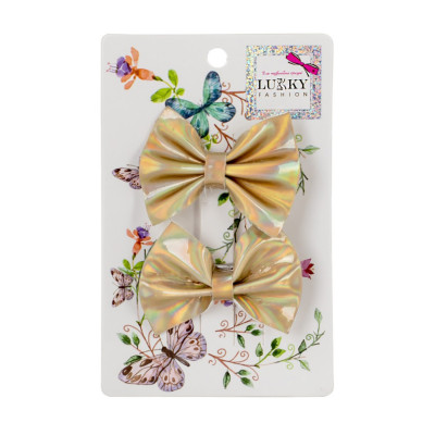 Дитячі шпильки для волосся T24067(Gold) золотистий