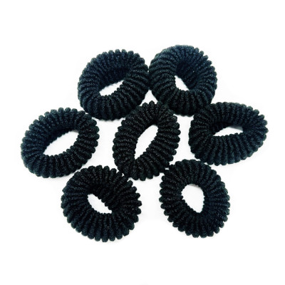 Набір резинок для волосся 0307-1134 чорний 50 штук в упаковці