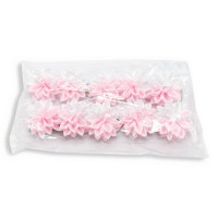 Набір резинок для волосся 0108-345 10 штук з бантом-квіткою